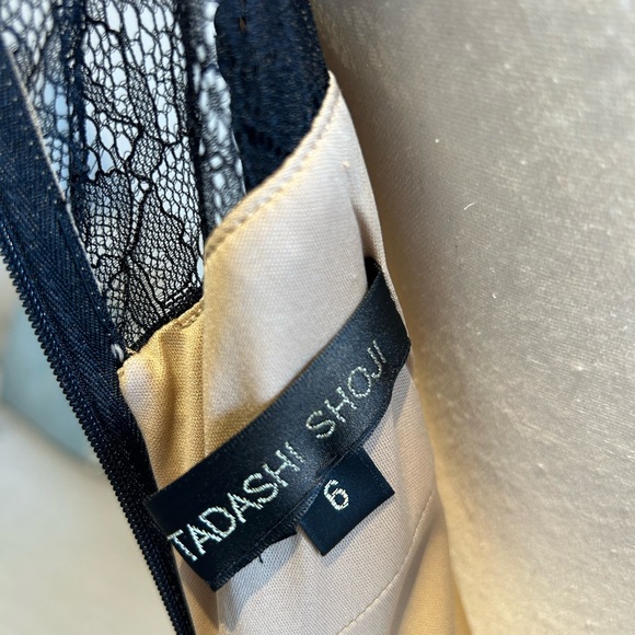 Tadashi Shoji size 6 black lace dress - Picture 12 of 15